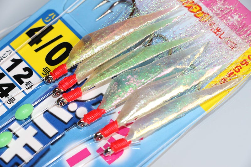 Laxygo 5 Packs Luminous Fish Bait Rigs - True Fish Skin/Flasher/Luminous Fishing Bead/Big Fishing Hook - Image 3
